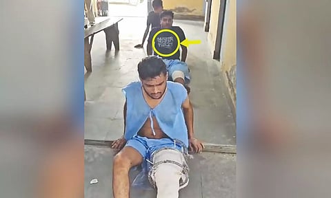 Screen grab of viral video