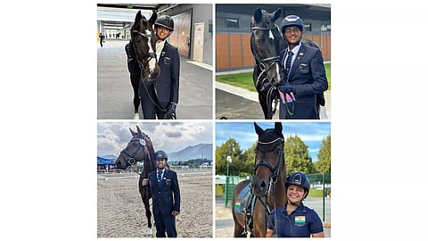 Indian Equestrian Dressage team (IANS)