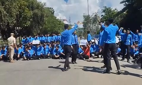 Visual from the spot