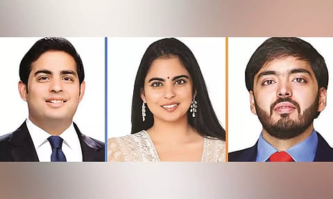 Akash, Isha and Anant