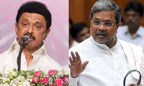 MK Stalin; Siddaramaiah
