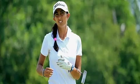 Aditi Ashok. (Photo- Golf Union of India)