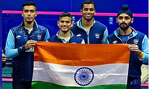 Indian men's squash team