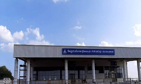 Vellore Airport Terminal Building City side, Airside View