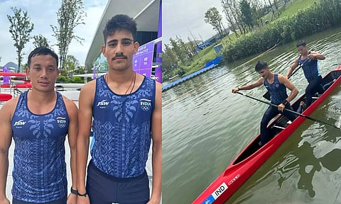 Arjun Singh and Sunil Singh Salam. (X/@SAI_Media) 