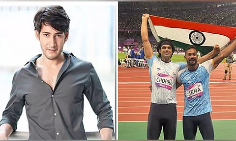 Mahesh Babu, Neeraj Chopra, Kishore Kumar Jena ( Instagram, Athletics Federation of India/twitter )