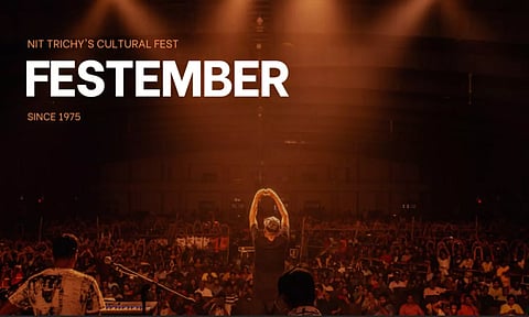 NIT Trichy Festember poster.