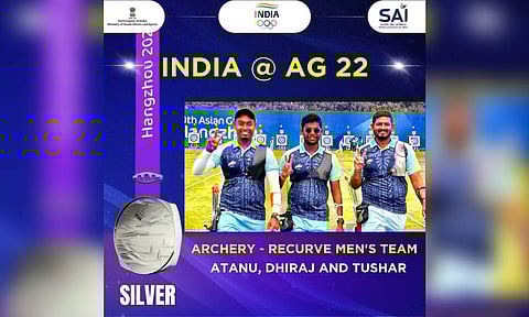 Indian men's recurve team (Photo: SAI Media/ Twitter)