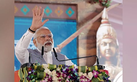 PM Modi at 37th National Games Inaguration (Image: IANS)