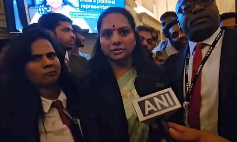 BRS MLC K Kavitha (ANI) 