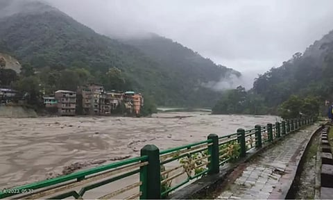 Flash floods of Sikkim