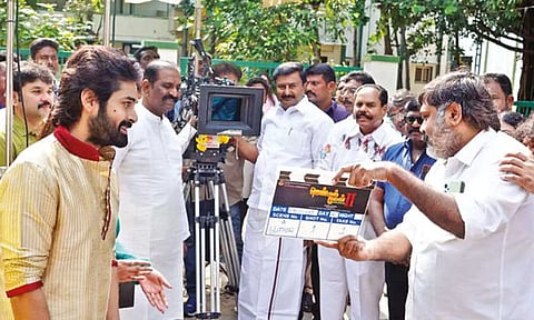 The film goes on floors
