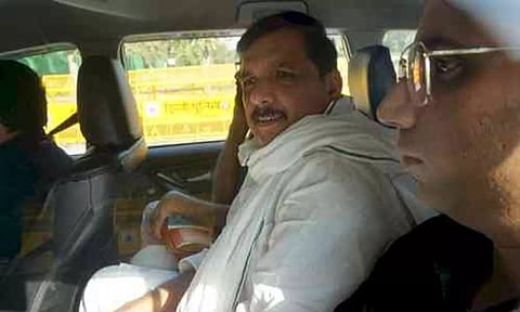 AAP Rajya Sabha MP Sanjay Singh (IANS)