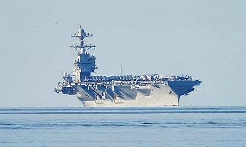 US navy aircraft carrier USS Gerald R. Ford Carrier (Photo: Reuters)