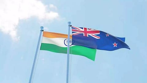 India and New Zealand flags (Photo: IANS)