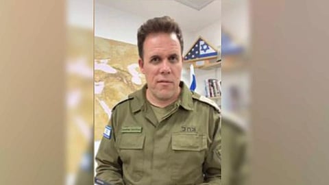 Israel Defence Force (IDF) spokesperson Lieutenant Col. Jonathan Conricus (Photo:X/@IDF)