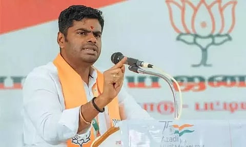 TN BJP president K Annamalai (File)