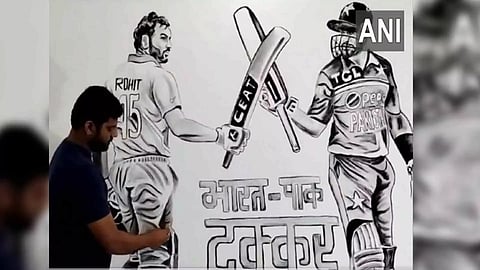 Artist Zuhaib Ali (Photo/ANI)