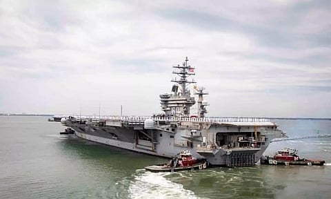 USS Dwight D. Eisenhower (CVN 69) (Photo: X@USFleetForces)
