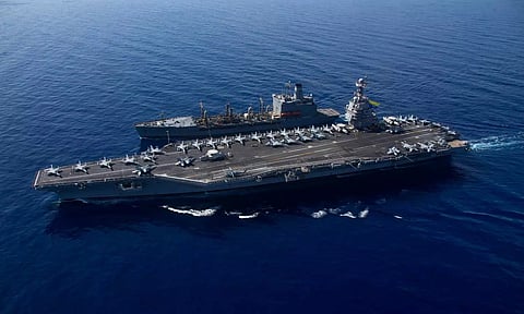 World's largest aircraft carrier USS Gerald R. Ford (Photo: Reuters)