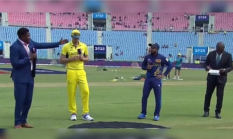 Sri Lanka won the toss and chose to bat against Australia