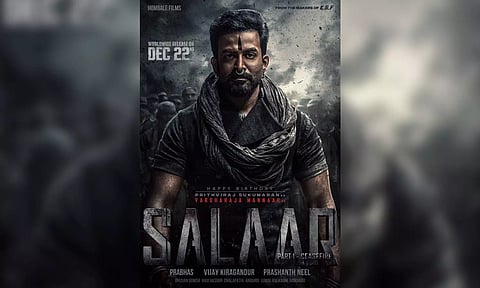 First-look poster of Prithviraj from 'Salaar' (X/@hombalefilms)