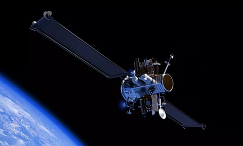 Blue Origin unveiled Blue Ring, a spacecraft platform focused on providing in-space logistics and delivery (Photo: IANS) 