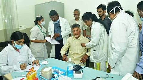  TDP supremo and former Chief Minister N. Chandrababu Naidu