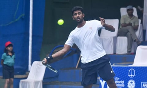 Dharwad ITF Tennis: Suraj, Madhwin score upset wins to enter main draw