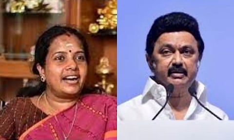 Vanathi Srinivasan, CM Stalin