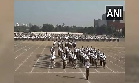 RSS holds Vijayadashami Utsav event in Nagpur (ANI)