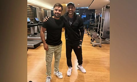 Kartik Aaryan, Rashid Khan (Image: IANS)