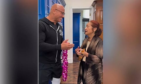 Luckiest son on earth: Dwayne Johnson sings to mom on her 75th birthday