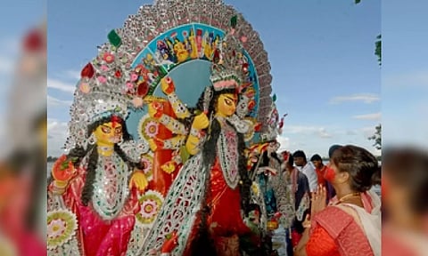 Durga idol