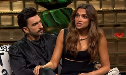 Ranveer with Deepika.