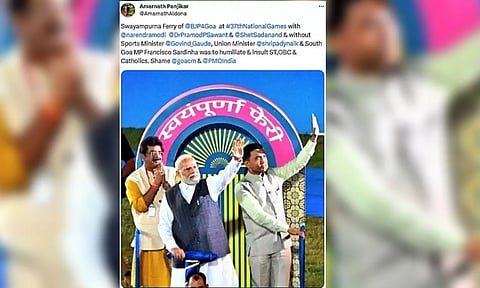 BJP 'humiliated' Shripad Naik during National Games, says Cong