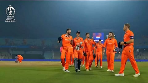 Netherlands won by 87 runs against Bangladesh (Screengrab)