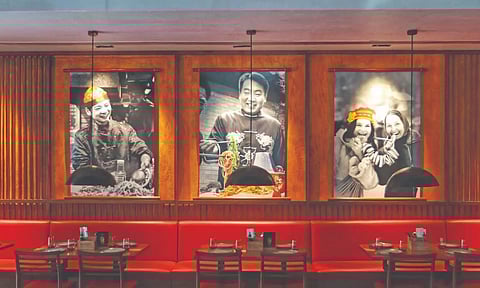 Ambience of the restaurant