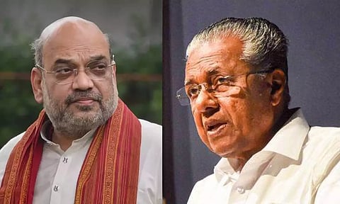 Amit Shah; Pinarayi Vijayan (PTI)