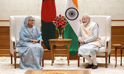 Narendra Modi and Sheikh Hasina