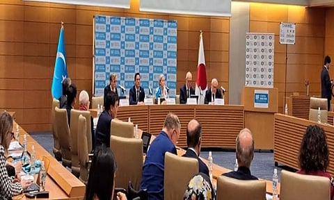 “International Uyghur Forum: Global Parliamentarian Convention” at the National Diet of Japan in Tokyo.(Photo: ANI)