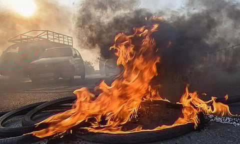 The agitation for quota intensified after activist Manoj Jarange started a hunger strike over the demand on Oct 25. (PTI)