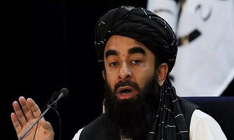 Afghan Taliban spokesperson Zabihullah Mujahid