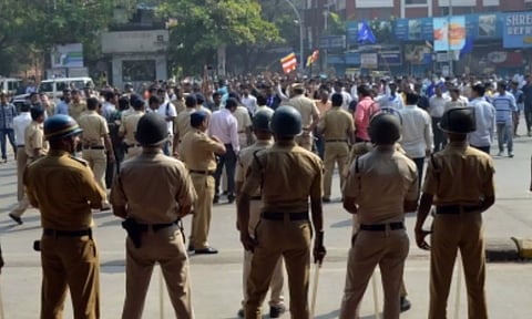Maratha stir: Stray violence continues, police hit back with cases against protestors