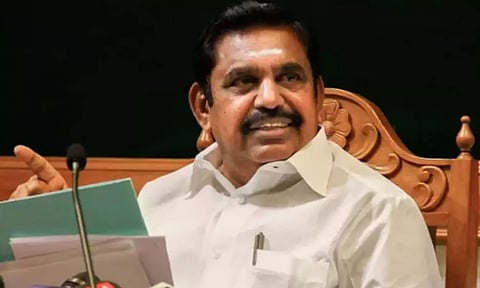 Leader of Opposition Edappadi K Palaniswami