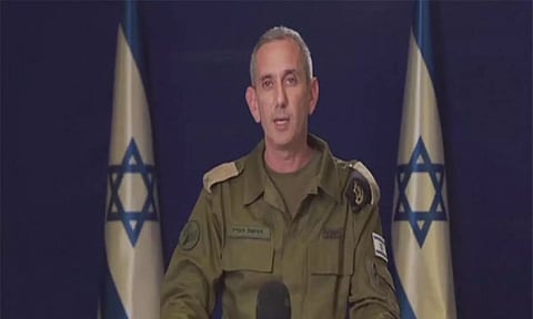 Israel Defence Forces spokesperson Rear Admiral Daniel Hagari