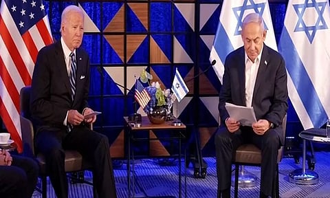 US President Joe Biden and Israeli PM Benjamin Netanyahu (Photo: Reuters)