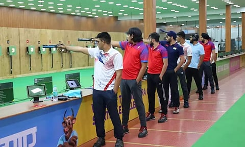 Sunil Joliya Jinabhai of Gujarat clinch the gold medal in the Men’s 3000m (Photo: IANS) 