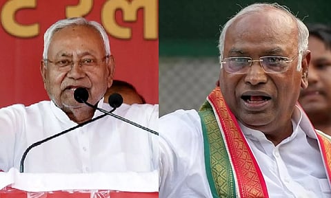  Nitish Kumar, Mallikarjun Kharge 
