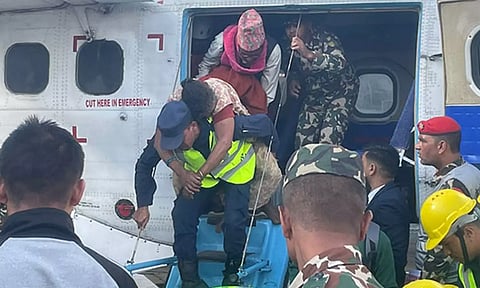 Visuals from the spot (Photo: X/@NepalPoliceHQ)